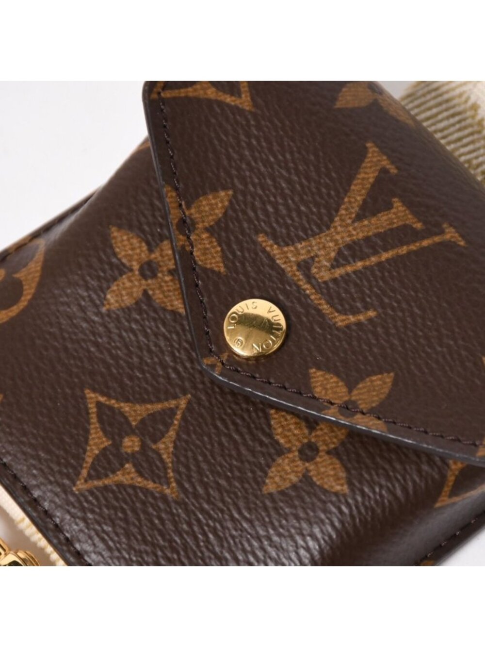 Louis Vuitton Monogram Utility Crossbody Shoulder Bag Brown Gold - Picture 6 of 16